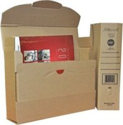 Rexel Jumbo Collapsible Archive Box With Long Side Flap Access Kraft