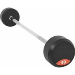 Fixed Rubber Barbell 40KG