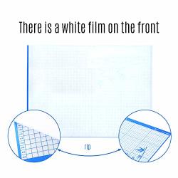 Leslaur Replacement Cutting Mat Standard Grip Adhesive Mat With Measuring Grid For Silhouette Cameo Cutting Plotter Machine A3
