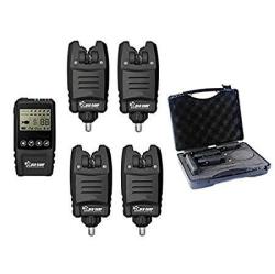 Deals on Lixada Wireless Fishing Alarm Set 4 Fishing Bite Alarms + 1  Receiver In Case LED Carp Fishing Alert, Compare Prices & Shop Online