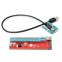 0.4M USB 3.0 MINI Pci-e Express To Pci-e 16X Extension Cable Extender Riser Card Adapter