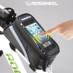 4.8" 5.5" Bicycle Touchscreen Phone Bag Frame Tube Bag