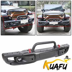 Steel Front Bumper With Fog Light For 2018 2019 2020 Jeep Wrangler Jl Rubicon