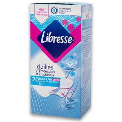 Libresse Dailies Regular Pantyliners 20 Pack - Scented