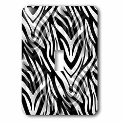 Cassie Peters Animal Print Abstract - Lost In The Wilds Abstract Zebra Print - Light Switch Covers - Single Toggle Switch LSP_240286_1