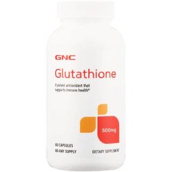 GNC L-glutathione 500MG Dietary Supplement 60 Capsules