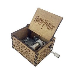 China Phoenix Appeal Antique Carved Wooden Music Box Hand Cranked Music: Game Of Thrones Harry Potter Merry Christmas Theme Gift Harry Potter Theme Wood