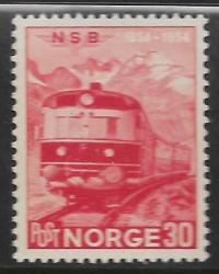 Norway Mnh 1954 Diesel Train